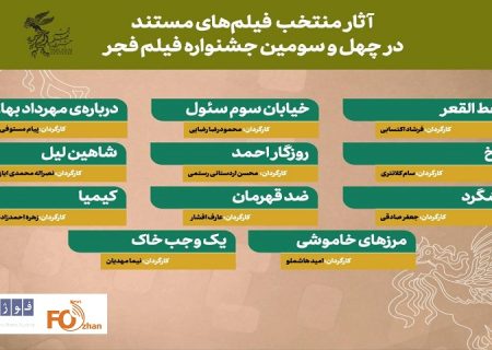 ۱۱ مستند برای سیمرغ بلورین فیلم فجر ۴۳ به رقابت می پردازند